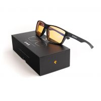 Horus X herní brýle proti modrému světlu - Unisex, černé s oranžovými skly