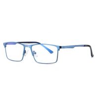 Kovové brýle proti modrému světlu - Unisex, modré