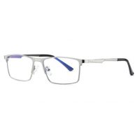 Kovové brýle proti modrému světlu - Unisex, stříbrné