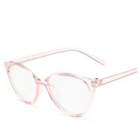 Elegantní brýle blokující modrofialové světlo - Transparentní, světle růžové