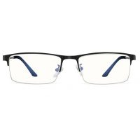 Unisex polo rámečkové brýle proti modrému světlu - Černé
