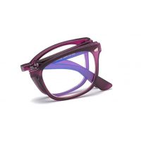 Skládací brýle proti modrému světlu - Fialové