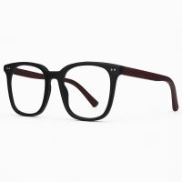 Hranaté brýle proti modrému světlu - Černé, červené