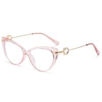 Elegantní brýle proti modrému světlu - Transparentní růžové