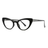 Brýle proti modrému světlu - Černé se třpytkami