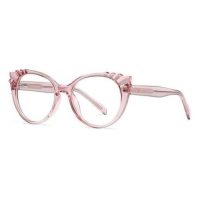 Extravagantní brýle proti modrému světlu - Transparentní, růžové