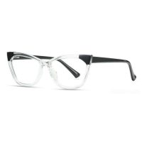 Brýle proti modrému světlu - Transparentní s černými prvky