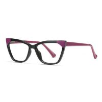 Brýle proti modrému světlu - Černé s fialovými prvky