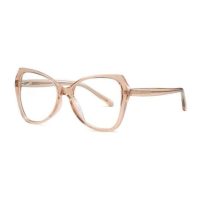 Retro brýle proti modrému světlu - Transparentní, béžové