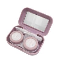 Cestovní krabička na kontaktní čočky - Fialová