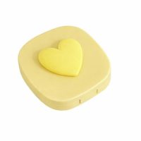 Cestovní krabička na kontaktní čočky - Žlutá