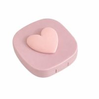 Cestovní krabička na kontaktní čočky - Růžová