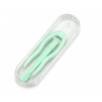 Pinzeta a aplikátor na kontaktní čočky - Zelená