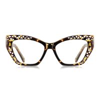 Brýle proti modrému světlu s výřezy - Leopardí