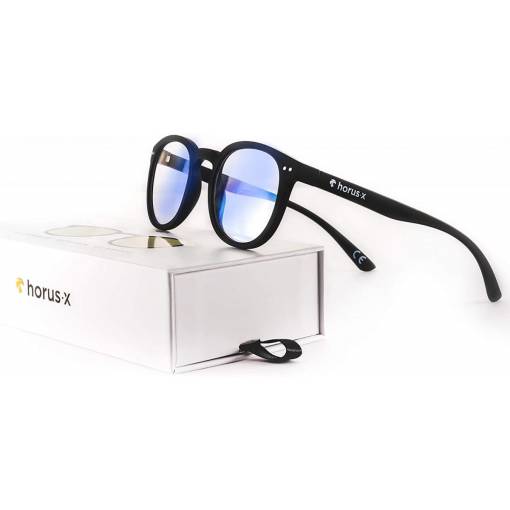 Foto - Horus X herní brýle proti modrému světlu - Unisex, černé s čirými skly