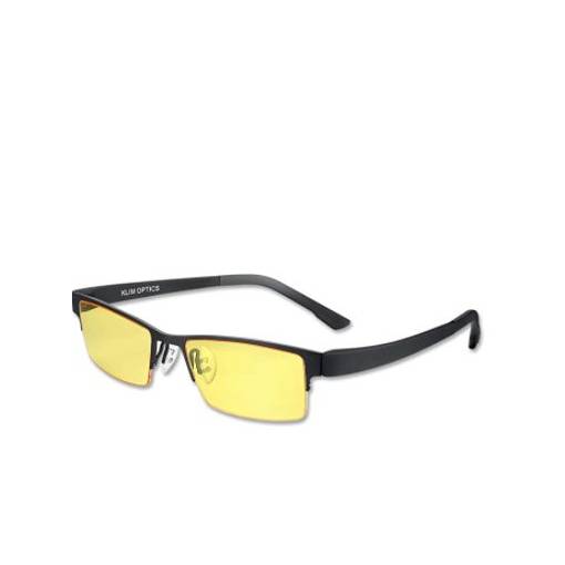 Foto - KLIM filtrační brýle s UV filtrem - Černé se žlutými skly