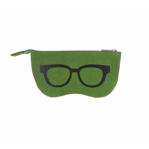 Foto - Kapsa na brýle se zipem - Zelená