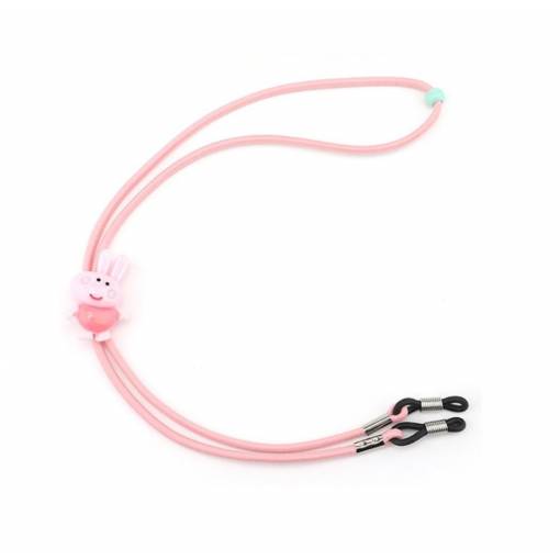 Foto - Dětská elastická šňůrka na brýle - Světle růžová