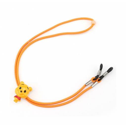 Foto - Dětská elastická šňůrka na brýle - Oranžová, Medvídek Pú