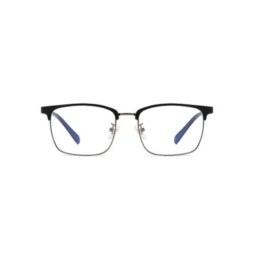 Foto - Polorámečkové brýle proti modrému světlu - Lesklé černé