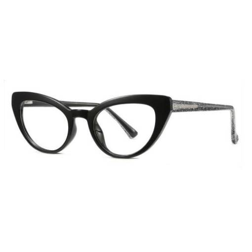 Foto - Brýle proti modrému světlu - Černé se třpytkami