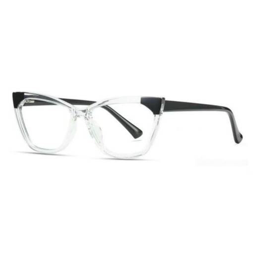 Foto - Brýle proti modrému světlu - Transparentní s černými prvky