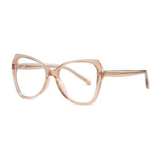 Foto - Retro brýle proti modrému světlu - Transparentní, béžové