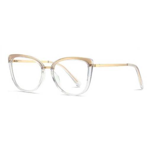 Foto - Brýle proti modrému světlu - Transparentní se zlatou
