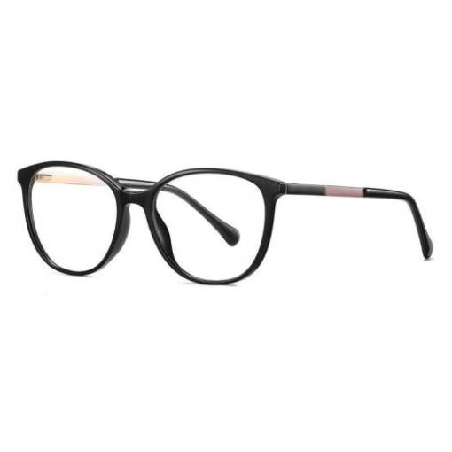 Foto - Brýle proti modrému světlu - Černé se zlatými prvky