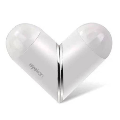 Foto - Srdcová cestovní krabička na kontaktní čočky - Bílá