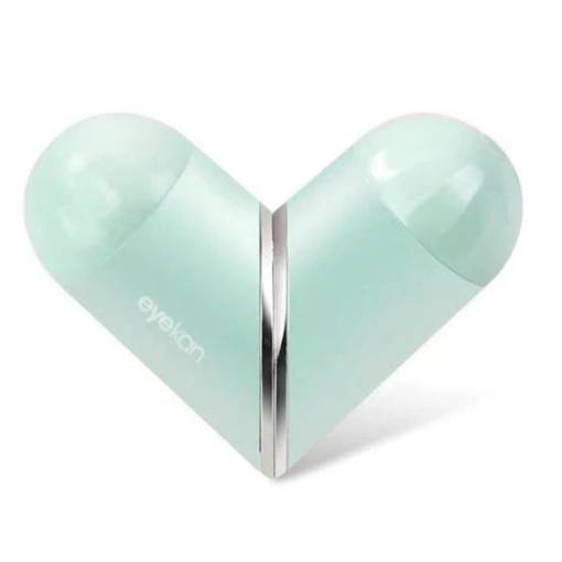 Foto - Srdcová cestovní krabička na kontaktní čočky - Zelená