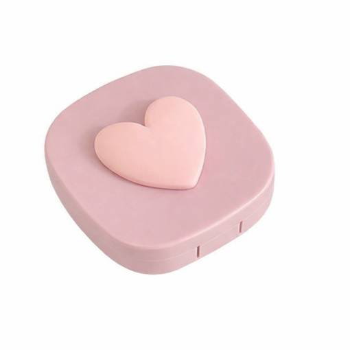 Foto - Cestovní krabička na kontaktní čočky - Růžová