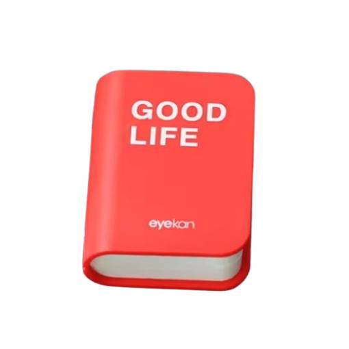 Foto - Cestovní krabička na kontaktní čočky - Červená knížka